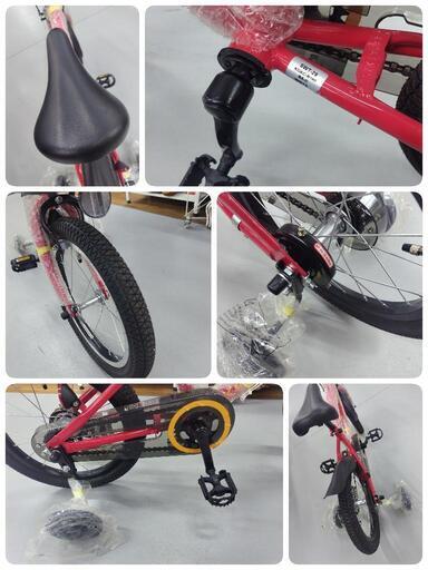 J039☆未使用☆子供自転車(補助輪付き)☆KIDS TEMPERED☆KDAC-B160BA-C