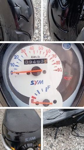 優れたエンジン。 2018年モデル。 SYM (Umi) 50. とても速いバイク