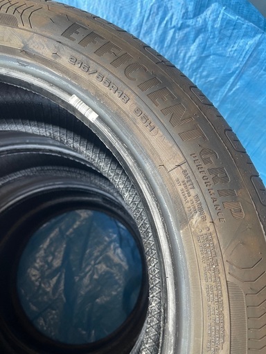 タイヤ、ホイール ☆中古夏タイヤ4本GOODYEAR 215/55R18 95H