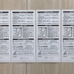 富士急ハイランド　フリーパス　4枚セット　