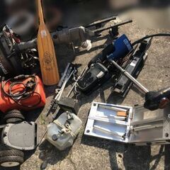 釣り用アルミボートと周辺機器類