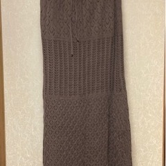 GUすかし編みロングスカート
