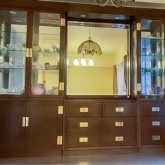 カリモク高級飾り棚