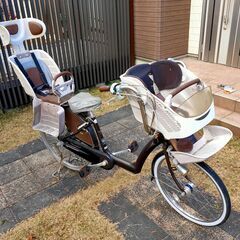 【値下げ】自転車　子乗せ自転車　２人　チャイルドシート　ブリジストン