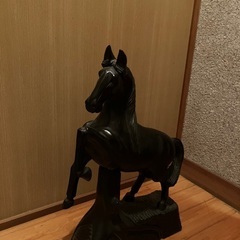 【ネット決済】黒檀製　馬