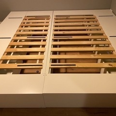 IKEA シングルとセミダブルベッド