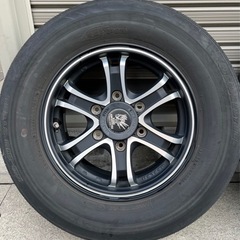 引取限定 ウェッズ キーラーフォース 15X6J P.C.D.139/6H インセット33 マットブラックポリッシュ ハイエース キャラバン 4本セット