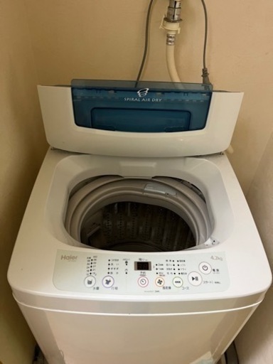 【取引中】ハイアール 4.2kg 単身用