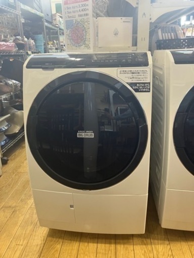 HITACHI 日立　10/6kg ドラム式洗濯乾燥機　2020年製　BD-SG100EJL  No.7682