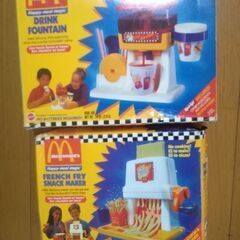 1995年頃のマクドナルドのなりきりシリーズ　おもちゃ　2個セッ...