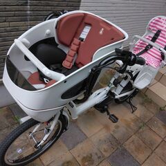 【電動アシスト自転車】前後チャイルドシート・シートクッション付！2020年モデル（ブリヂストン　ビッケポーラe BP0C40）