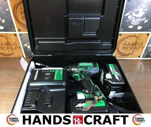 HIKOKI　WR36DC2XP　インパクトレンチ　バッテリー二個/充電器付き　未使用品　【ハンズクラフト宜野湾店】