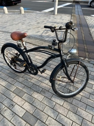 ビーチクルーザー22インチ？ギア付き！