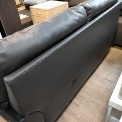 k320【☆家具全品半額キャンペーン】　ソファ　黒　カード利用可能　家具　送料B　プラクラ南9条店 k320【☆家具全品半額キャンペーン】 ソファ 黒 カード利用可能 家具