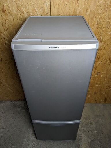 Panasonic パナソニック ノンフロン冷凍冷蔵庫 冷蔵庫 右開き 168L 冷凍44L 冷蔵124L NR-B177W 2015年製 - 富山市
