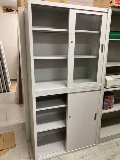 中古 コクヨ 3×3書庫 上下引違い書庫 上下引き戸書庫 上ガラス戸 中古 コクヨ 3×3書庫 上下引違い書庫 上下引き戸書庫 上ガラス戸