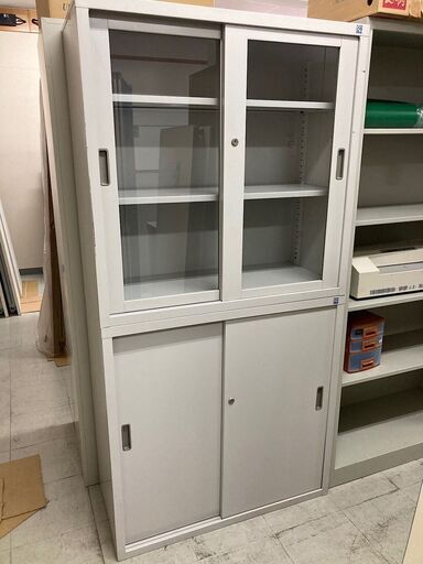 中古 コクヨ 3×3書庫 上下引違い書庫 上下引き戸書庫 上ガラス戸 中古 コクヨ 3×3書庫 上下引違い書庫 上下引き戸書庫 上ガラス戸