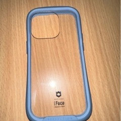 iPhone14Pro 用　iface ライトブルー　水色 強化...