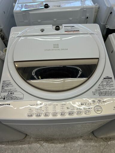 TOSHIBA /東芝／6.0kg洗濯機/2015年式/AW-6G3/6518