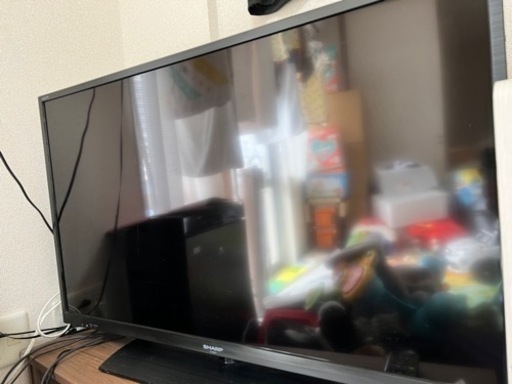 【譲り先決定】SHARP 40インチ液晶テレビ＋テレビ台
