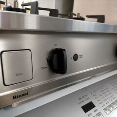 k326 ガステーブル リンナイ 2017年製 都市ガス RT31-2STS 札幌 