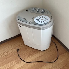【無料／動作良好】小型洗濯機 2槽式