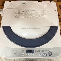 愛品館江戸川店】シャープ 5.5kg全自動洗濯機（2016年製）お