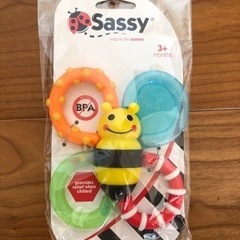 【新品・未開封】Sassy  ミツバチ　歯固め　ガラガラ　ラトル　