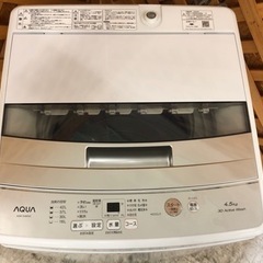 愛品館江戸川店】AQUA 4.5kg 全自動洗濯機 2022年製 お