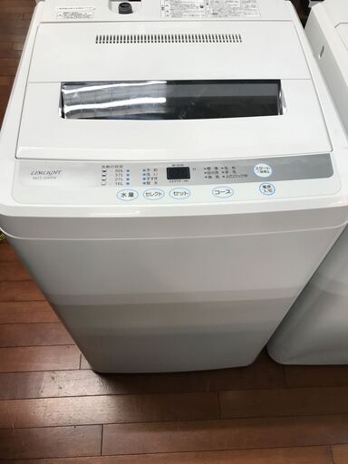 中古　4.5KG洗濯機　23区内配送／設置無料　2016年製　ウインコド　RHT-045W