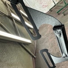 キャンプ用品　塗装　ラプターライナー　キャンプ