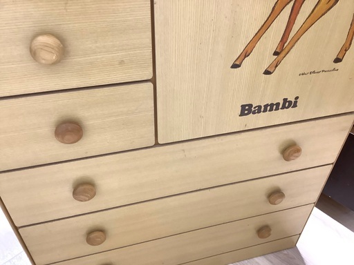 ベビータンス バンビ 棚板欠品有 昭和レトロ ご紹介いたします！ Yahoo