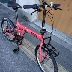 Jeep[ジープ]JE-206G 20吋 折り畳み自転車 外装6段/オレンジ