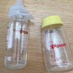 ピジョン 哺乳瓶 スリムタイプ120ml 、母乳実感産院用100ml