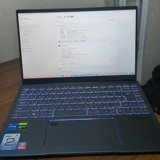 MSIグラボ搭載 ノートパソコン