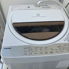 TOSHIBA洗濯機6KG-2016年製