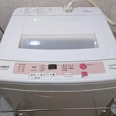 シャープ洗濯機 アクア AQW-S50C-W