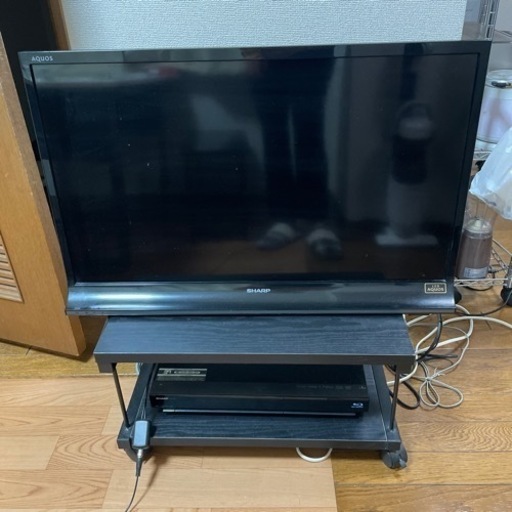 32型テレビ、レコーダー、fire stickのセット！テレビ台、周辺機器付き