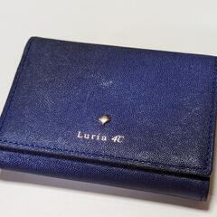 Luria 4℃　ミニ財布　ネイビーブルー　元値15000円