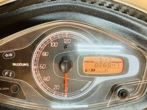 26847km アドレスv125s スズキ CF4MA 小型☆ 始動動画あり