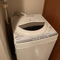 ★無料★TOSHIBA 洗濯機5㎏ 2014年製　AW-50GM