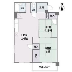 城南区長尾1丁目にある物件です！初期費用ゼロ！２LDKです*