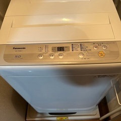 パナソニック2019年製洗濯機5KG NA-F50B12