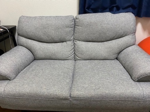 グレーソファー インフィニティ オットマン(レフト) グレー ソファ - L