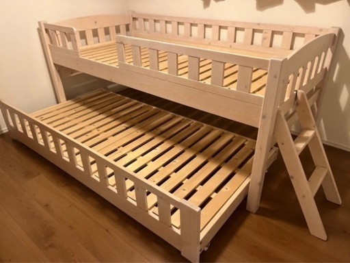 (決まりました)木製すのこ2段ベッド