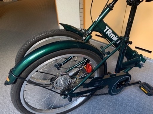 2019年購入美品】TR mini 折りたたみ自転車 グリーン