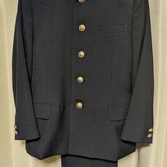 美品　学生服　オーダーメイド　詰襟　145A　男子　中学