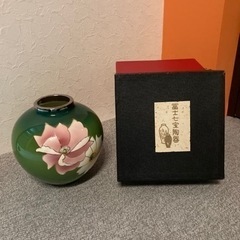 花瓶 富士七宝陶器