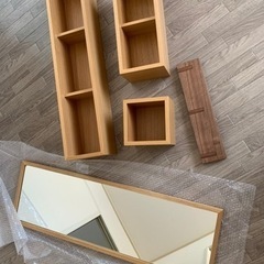一時取引中止中】無印 壁に掛けられる家具シリーズ