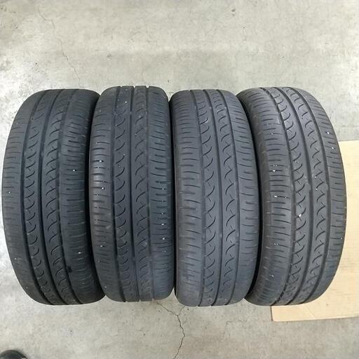 165/55R14夏タイヤアルミ4本セットです。